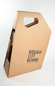 Roughcutboard Wellpappe Picknick Box